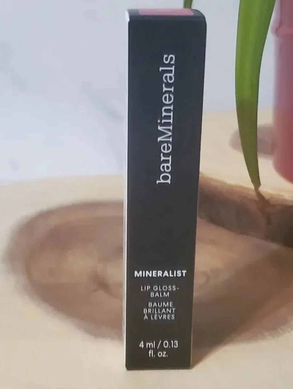 BareMinerals Mineralist LOVE Gloss Liquid Lip Balm -Sheer Cool Toned Mauve Pink